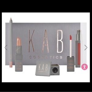 KAB Cosmetics Lip Kit 4 PC Wine and Dine NIB
